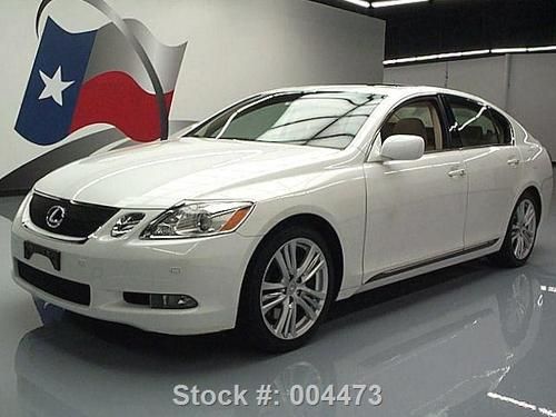 2007 lexus gs450h hybrid sunroof nav climate seats 26k texas direct auto