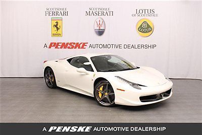 2013 ferrari 458 italia cpe~full carbon interior~afs system~suspension lifter~az