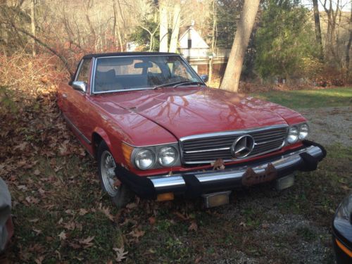 1975 Mercedes-Benz 450SL Convertible 4.5L V8 For Parts or Restoration, US $999.00, image 2