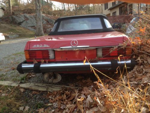 1975 Mercedes-Benz 450SL Convertible 4.5L V8 For Parts or Restoration, US $999.00, image 3
