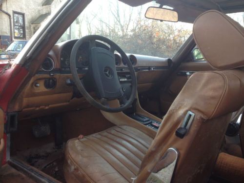 1975 Mercedes-Benz 450SL Convertible 4.5L V8 For Parts or Restoration, US $999.00, image 4