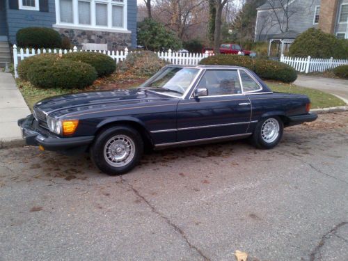 Mercede benz 380 sl roadster 1984 convertable w/2 tops