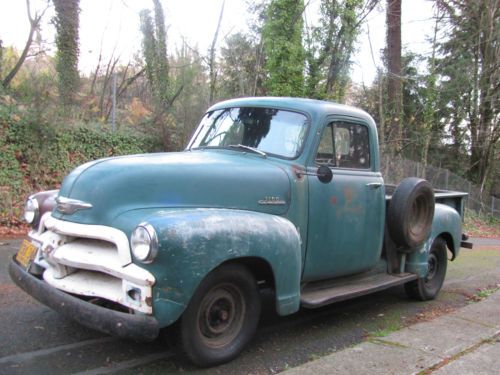1954 Chevrolet Pickup Truck 3100 Series 1/2 Ton ShortBed Stepside Chevy *VIDEO*, image 2
