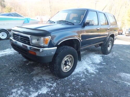 1993 toyota 4runner 4 runner four runner, 4x4 suv 5speed, no reserve