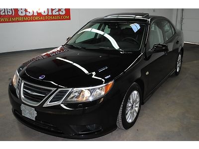 08 saab 9-3 2.0t blk/blk one owner no reserve