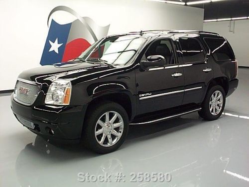 2013 gmc yukon denali awd sunroof nav rear cam 20&#039;s 19k texas direct auto