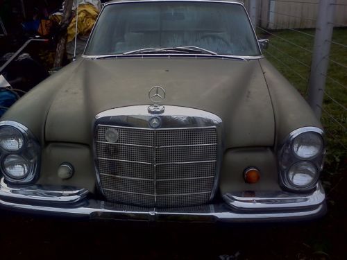 1967 mercedes-benz 250 se automatic transmission 6 cylinder no reserve