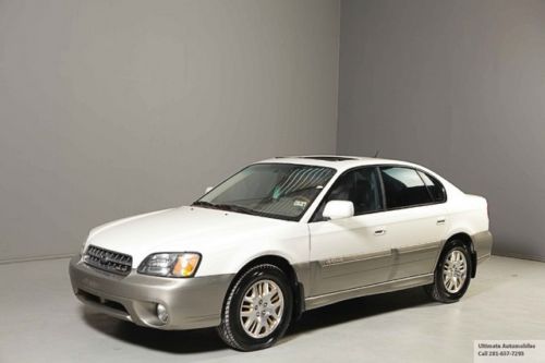 2003 subaru legacy outback hb3.0 sedan awd htd lthr snrf wood alloys