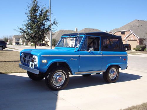 1972 ford bronco base 2.8l uncut