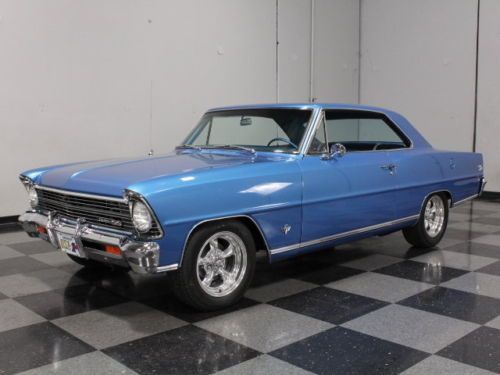 True code 18 ss, 327 ci, muncie 4-speed, code f marina blue resto, console!!