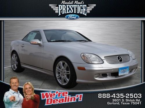 2004 mercedes slk320 special edition