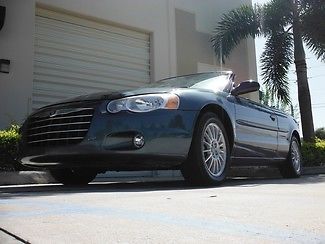 2006 chrysler sebring touring convertible low miles loaded leather runs great!