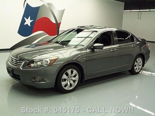 2009 honda accord ex-l htd leather sunroof nav rear cam texas direct auto