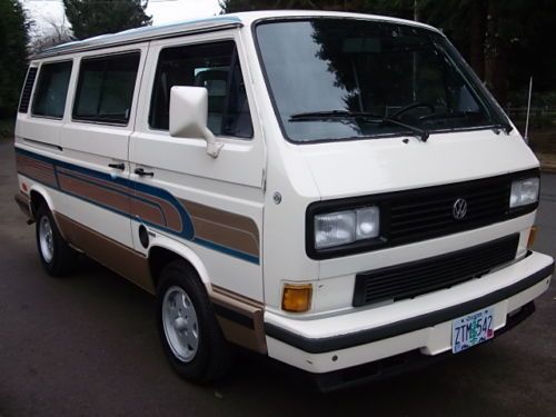 1987 volkswagen vanagon wolfsburg edition 50k on rebuild motor  with paper work