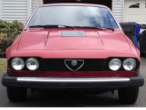 Alfetta gt with v6 engine