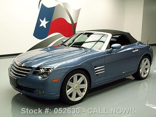 2005 chrysler crossfire ltd roadster auto htd seats 59k texas direct auto