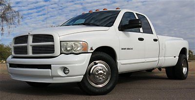 No reserve 2004 dodge ram 3500 1 ton 5.9l cummins diesel crew dually 6 spd manua