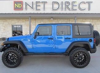 11 4wd lifted fuel 20&#039;s 22k mi 6cyl auto cosmo blue net direct auto texas