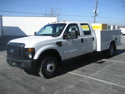 2008 ford f-350 crew cab 4 wheel drive - 9' knapehide utility