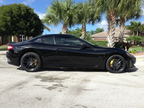 2012 maserati gran turismo mc stradale black w/ carbon