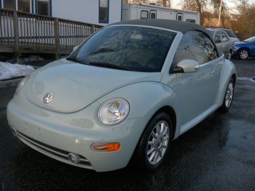 2004 volkswagen beetle gls convertible 2-door 2.0l, very low reserve, must see!!