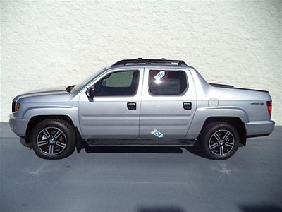 Honda ridgeline sport new truck gasoline alabaster silver metallic