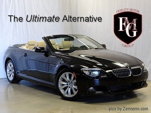 2008 bmw 6 series 650i conv, nav, l7