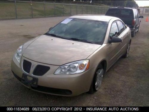 2006 pontiac g6 base sedan 4-door 2.4l parts only car