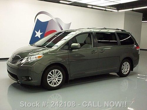 2012 toyota sienna xle 8-pass sunroof leather dvd 15k! texas direct auto