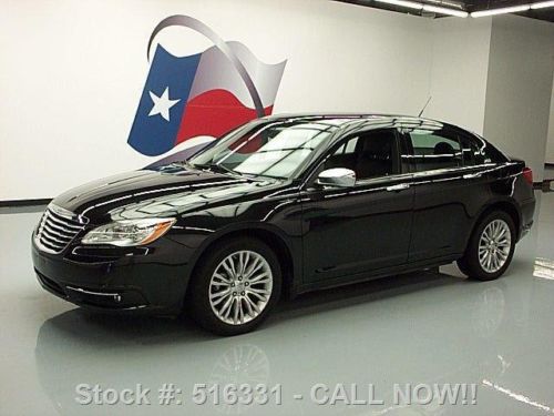 2011 chrysler 200 ltd heated leather navigation 35k mi texas direct auto