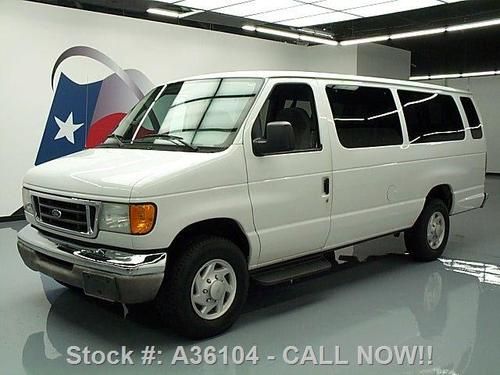 2004 ford e-350 xlt 15-pass 6.8l v10 cruise ctrl 55k mi texas direct auto