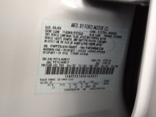 2005 FORD FIVEHUNDRED SE FLORIDA CAR 33,700 MILES ONLY MINT!!!!!!GRANMA OWNED!!, US $9,991.00, image 11