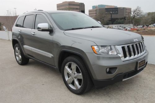 2011 jeep grand cherokee limited 4x4 gray brown leather navigation 40k miles