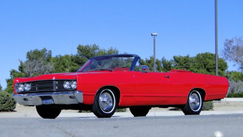 1967 mercury monterey convertible blue plate california car 390cu p/s p/b p/top