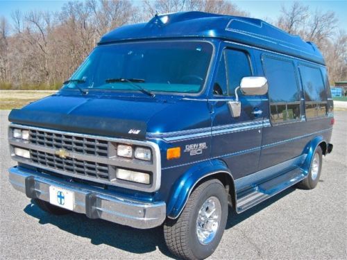 94 conversion van g20 vantique low miles high top custom dvd lcd