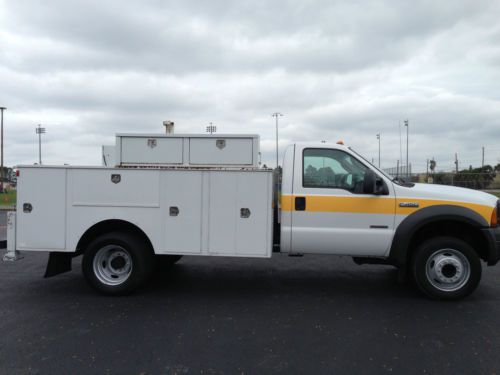 2005 FORD F-450 DRW REGULAR CAB UTILITY SERVICE BODY TRUCK! TURBO DIESEL DUALLY!, US $6,989.00, image 4