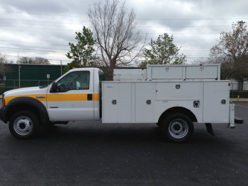 2005 FORD F-450 DRW REGULAR CAB UTILITY SERVICE BODY TRUCK! TURBO DIESEL DUALLY!, US $6,989.00, image 8