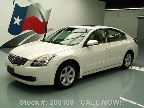 2007 nissan altima 3.5 sl sedan sunroof htd leather 70k texas direct auto