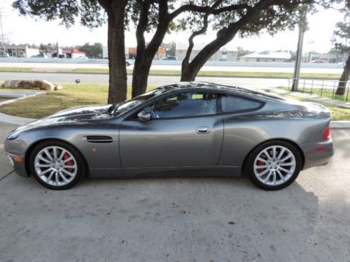 2003 aston martin vanquish coupe-james bond tungsten silver-nice!!