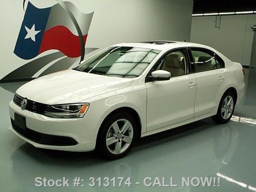 2012 volkswagen jetta tdi diesel sunroof htd seats 30k texas direct auto