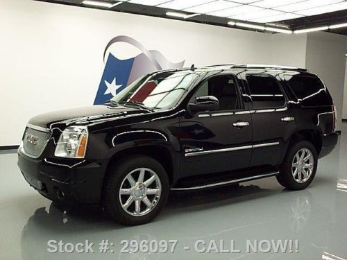 2009 gmc yukon denali awd sunroof nav dvd rear cam 45k! texas direct auto