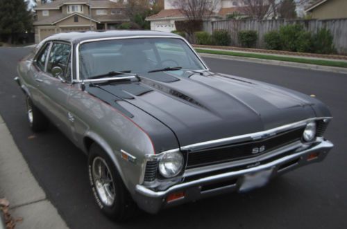 1969 chevy nova ss: 454, 4 speed, 12 bolt rear, no reserve!!