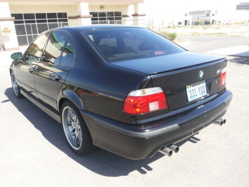 2000 bmw m5 e39 black on black