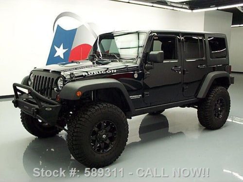 2011 jeep wrangler unltd rubicon 4x4 lift hard top nav texas direct auto