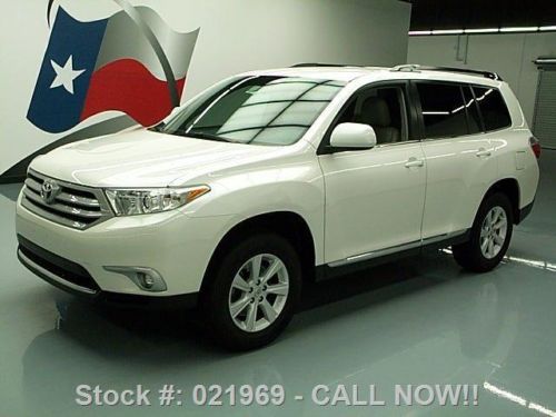 2012 toyota highlander se 7-pass leather rear cam 61k! texas direct auto