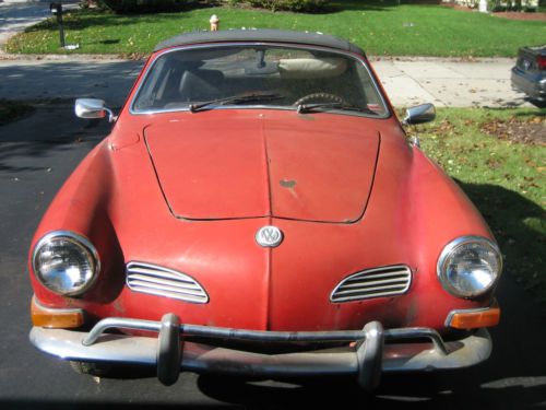 1970 volkswagen karmann ghia convertible