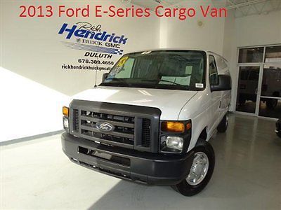 E-250 commercial low miles van automatic gasoline 4.6l v8 sfi sohc 16v white