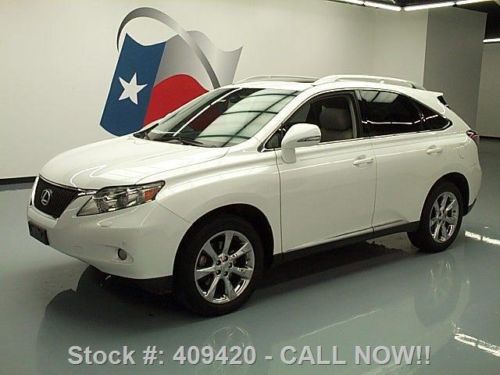 2010 lexus rx350 lux sunroof nav dvd rear cam hud 83k! texas direct auto