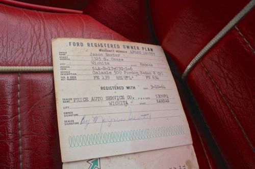 1964 Ford Galaxie 500XL Convertible  Ford-O-Matic trans  WE SHIP WORLD WIDE, image 73