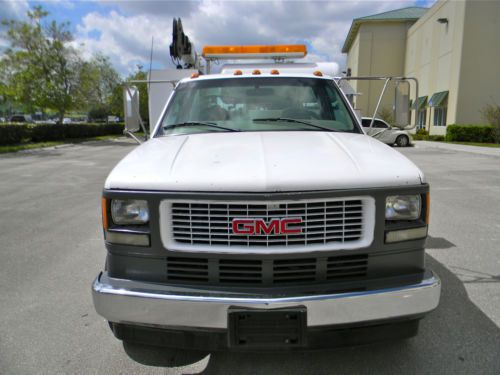 GMC CHEVY 3500 HD DIESEL MECHANICS UTILITY SERVICE IMT HYD. 6000 LB CRANE TRUCK, image 4